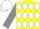 Yellow and White diamonds, Grey sleeves, White cap