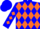 Blue, Orange Diamonds