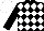 Black and white diamonds, white cap