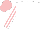 White, Pink and White striped sleeves, Pink cap