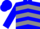 Blue, grey chevrons, blue cap