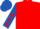 Red, Royal Blue sleeves, Red stars, Royal Blue cap