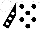 White, Black spots, Black sleeves, White spots
