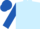 Light Blue, Royal Blue sleeves and cap