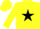 YELLOW, black star, yellow sleeves & cap