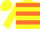 Yellow, Black & Orange Hoops