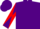 Purple, Purple and Red diabolo on sleeves