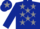 Dark Blue, Grey stars, Dark Blue cap, Grey star