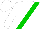 White, Green Sash