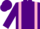 Purple, White Feather, Pink Braces