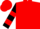 LIGHT TAN, red hoop, black sleeves, red hoop, red cap