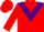 Red, Purple chevron