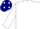 White, Navy Blue cap, White spots