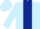 Light Blue, Dark Blue stripe, Light Blue cap