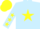 Light Blue, Yellow star, Light Blue sleeves, Yellow stars, Yellow cap