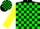 Black, Green Blocks, Yellow Sleeves