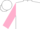 White, Hot Pink Sleeves, White Cap