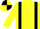 YELLOW, black braces & armlet, quartered cap