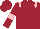Maroon, Pink epaulets and armlets