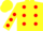 Yellow, Red spots