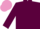 Maroon, Mauve cap