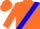 Orange, Blue 'JM' & Sash