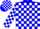 Blue and White Blocks