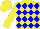 Yellow, Blue Diamonds