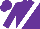 Purple, White Sash