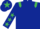 Dark Blue, Emerald Green epaulets, Dark Blue sleeves, Emerald Green stars, Dark Blue cap, Emerald Green star