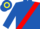 ROYAL BLUE, red sash, royal blue & yellow hooped cap