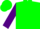 Green, Purple Bars on Sleeves