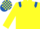 YELLOW, royal blue epaulettes, check cap