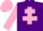 Purple, Pink Cross of Lorraine, sleeves and cap