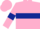 Pink, Dark Blue hoop and armlets