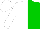White and Green Halves, White Sleeves