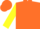 Orange, Yellow Sleeves, Orange Cap