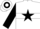 WHITE, Black Star, Black Hoop on Sleeves