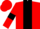 Red, Black stripe and armlets