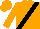 Orange, Black Sash, Orange Cap