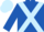 Royal Blue, Light Blue cross belts, Light Blue cap