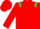 Red, Emerald Green epaulets