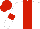 White, Red stripe, Red armlets and cap
