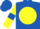 Royal Blue, Yellow disc, Yellow sleeves, Royal Blue armlets