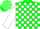 Green, White Blocks, White Sleeves
