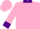 PINK, Purple Collar and Cuffs