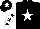 Black, White star, White sleeves, Black stars, Black cap, White star
