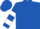 Royal Blue, White hooped sleeves