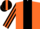 Orange, Black stripe, Black and Orange striped sleeves