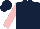 Dark Blue, Pink sleeves